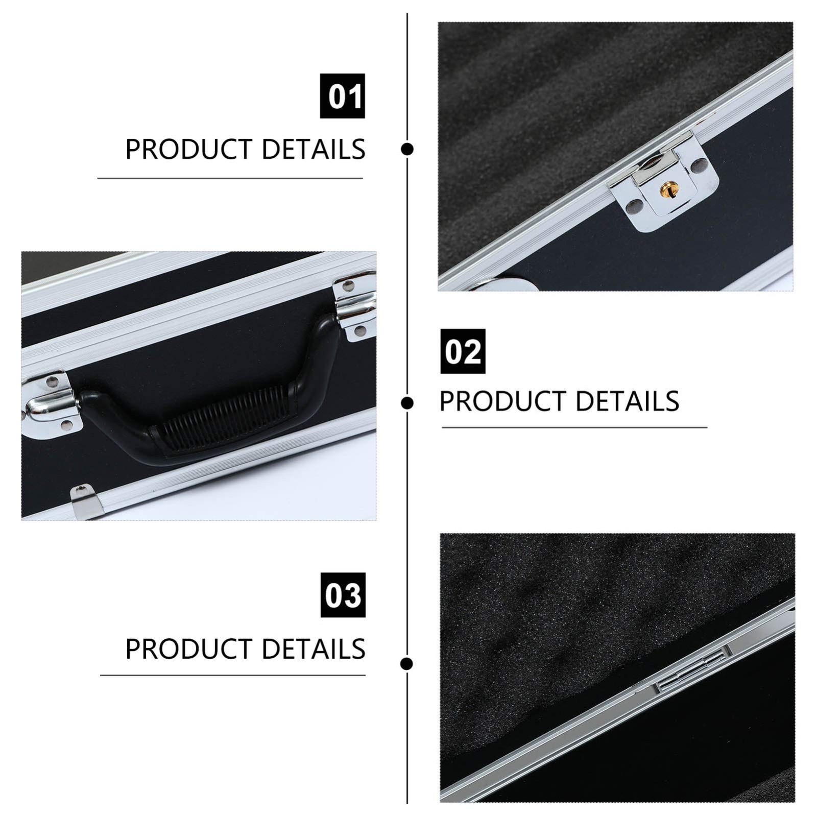 DOITOOL Portable Tool Box 19.68X11.02X5.11In Multifunction Hard Storage Case ...