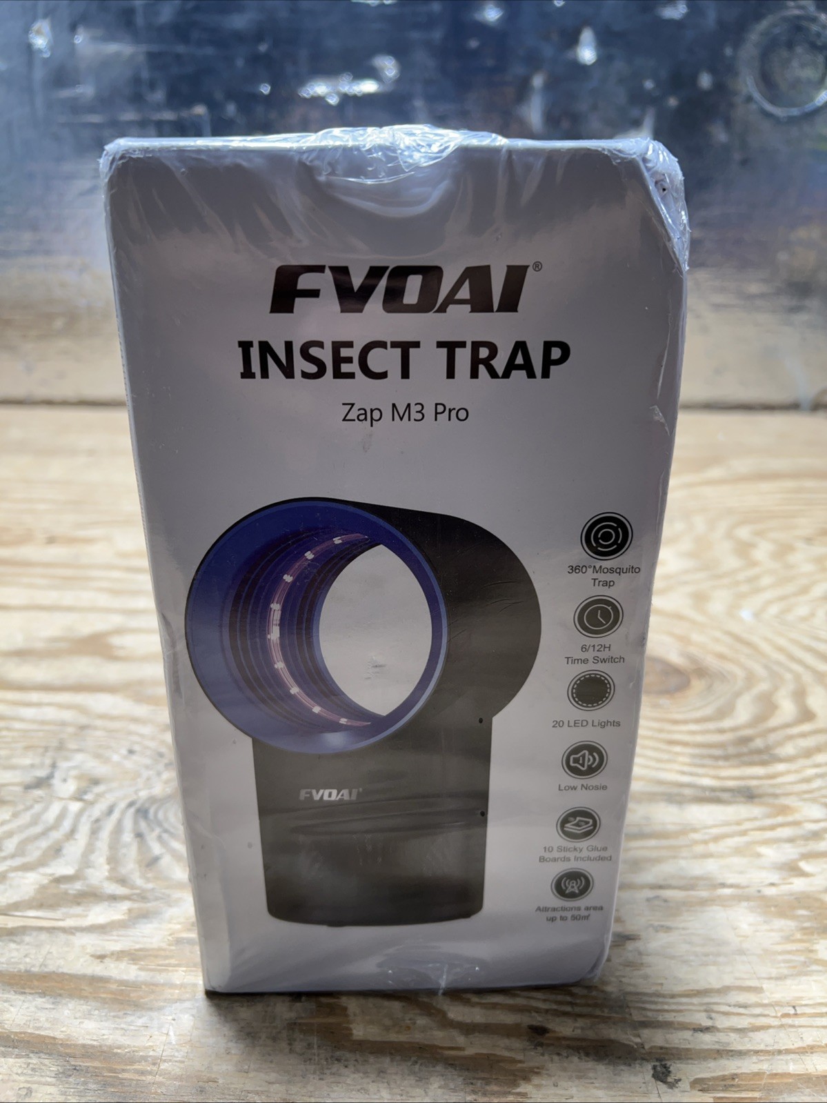 FVOAI ZAP M3 PRO Fruit Fly Trap for Indoors WHITE