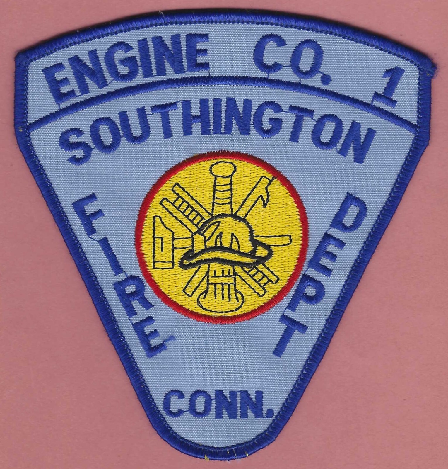SOUTHINGTON CONNECTICUT ENGINE COMPANY 1 FIRE RESCUE PATCH