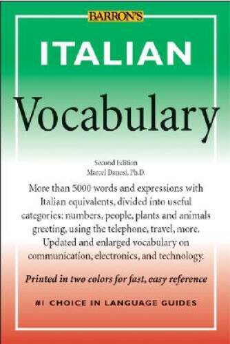 Italian Vocabulary (Barrons Vocabulary) - Paperback By Danesi, Marcel - GOOD