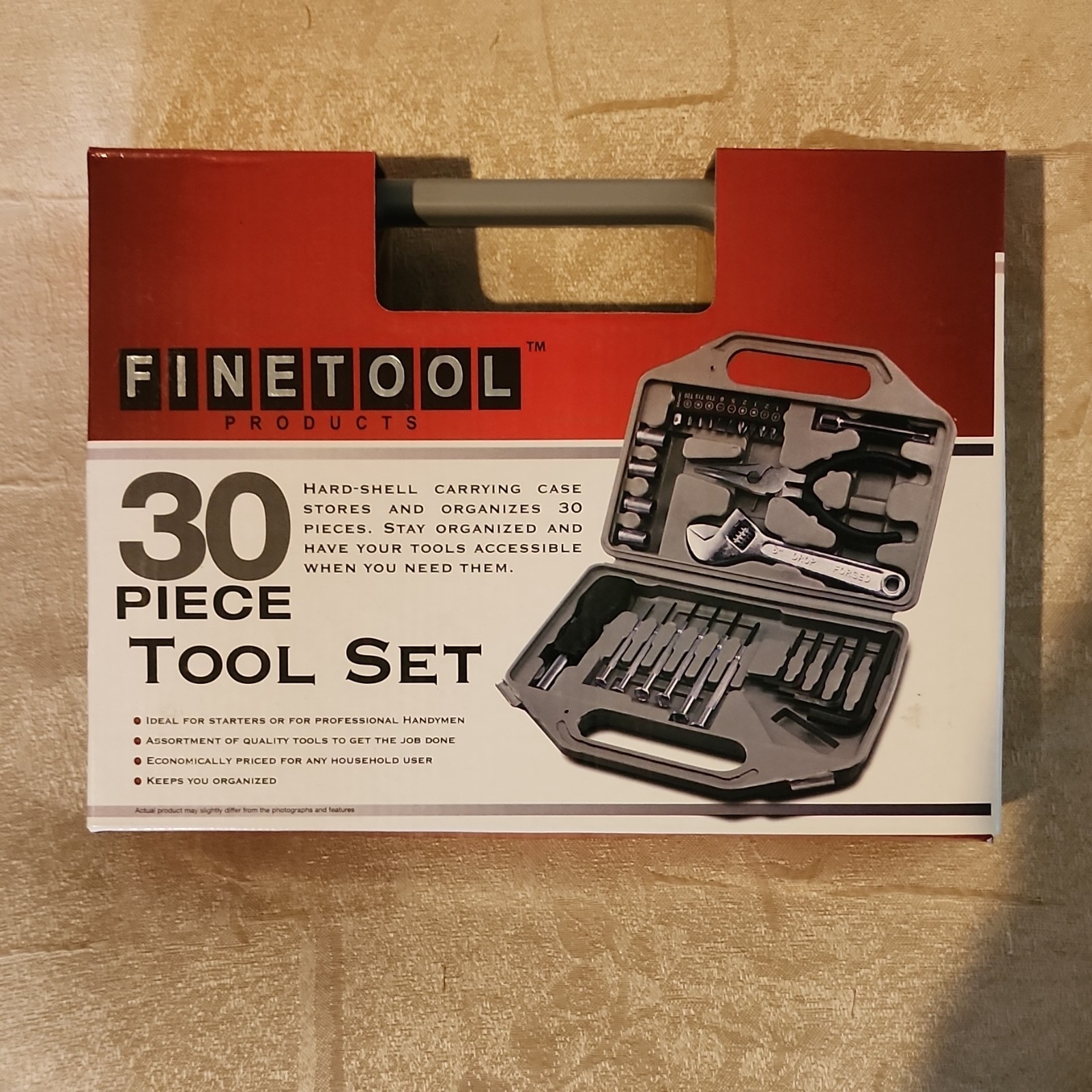 Finetool 30 Piece NV-00342 Household Tool Set Hard Case Precision Screwdrivers