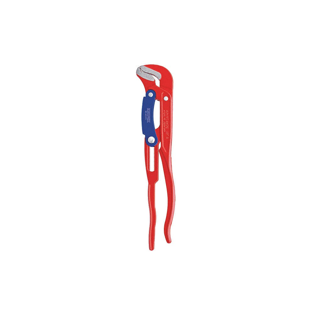KNIPEX 83 60 015 Pipe Wrench,Plier-Type,Serrated,17" 38VG13