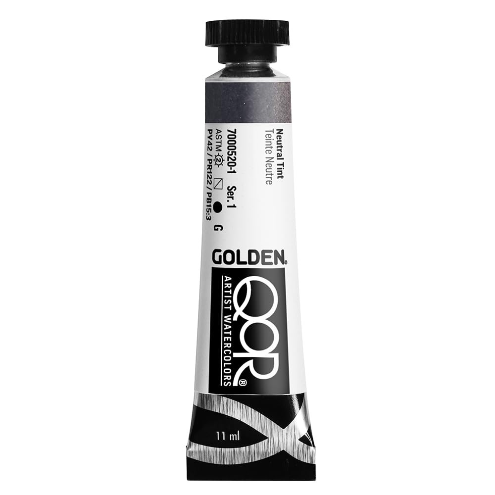 QoR Artist Watercolors by GOLDEN, Neutral Tint, 11 ml Office Product