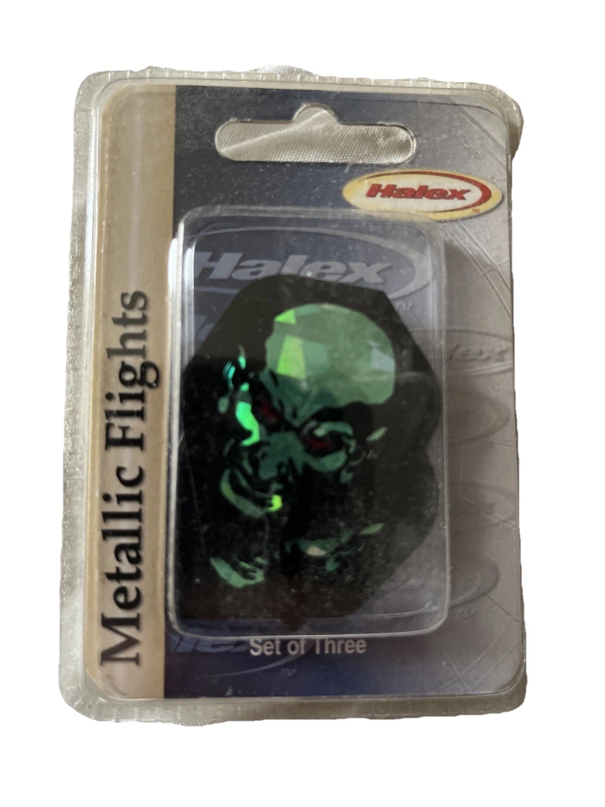 Halex Standard Flights Metallic Set of 3 for Darts New