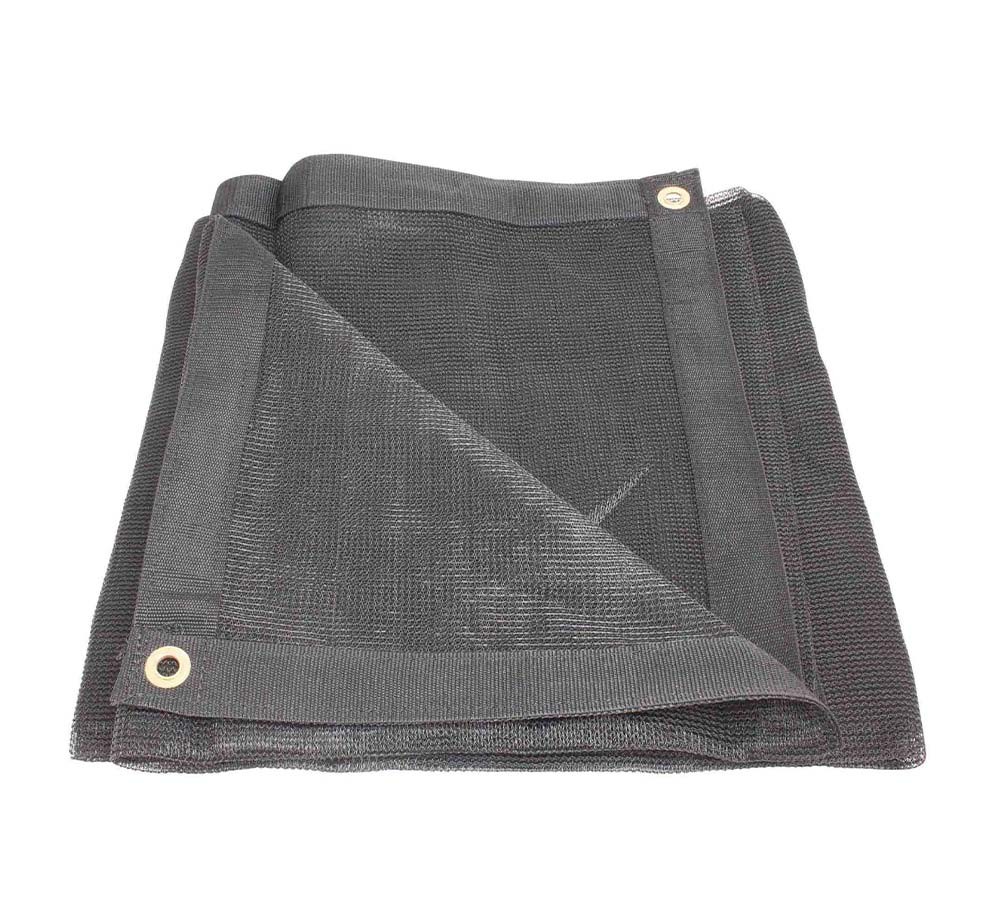 10'x18' Black Heavy Duty 70% Shade Mesh Tarp for Outdoor with Grommets 6 Oz