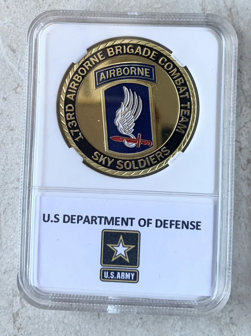 173 Rd  AIRBORNE BRIGADE-Sky Soldiers Challenge Coin US Army Division