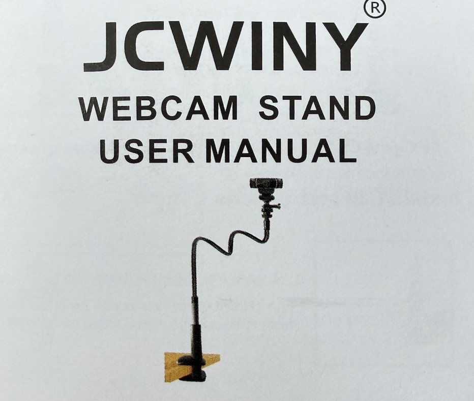 30 Inch Webcam Stand Camera Mount, Upgraded Thick Base Flexible Gooseneck Camera