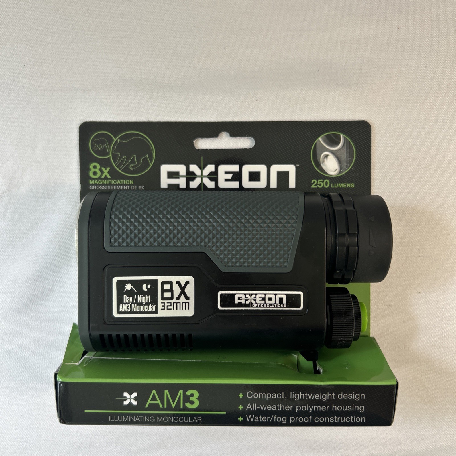 Axeon Optic Solutions AM3 8X32mm Day & Night Monocular 2218603 .  F6