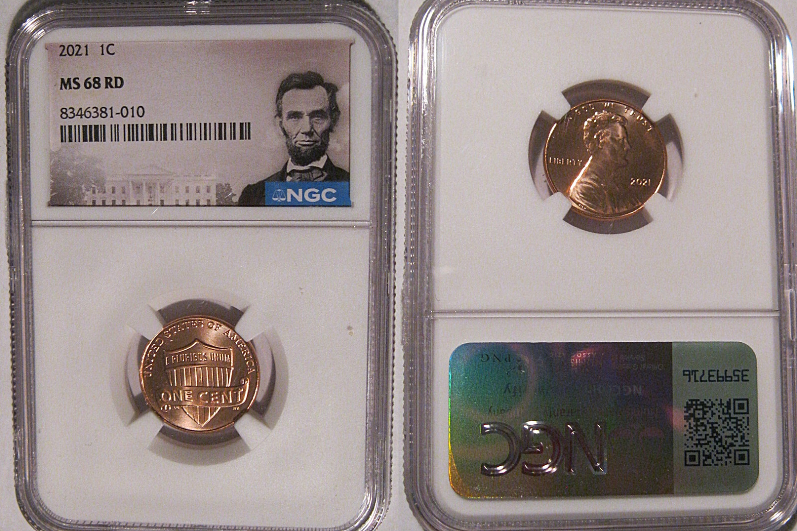 2021 P Lincoln SHIELD Cent 1c NGC MS 68 RD