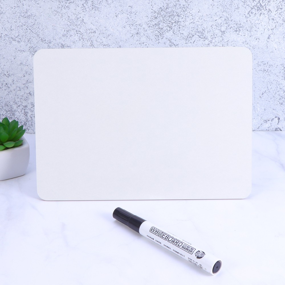 4Pcs Reusable Desktop Board Small White Planner for Office Home Use