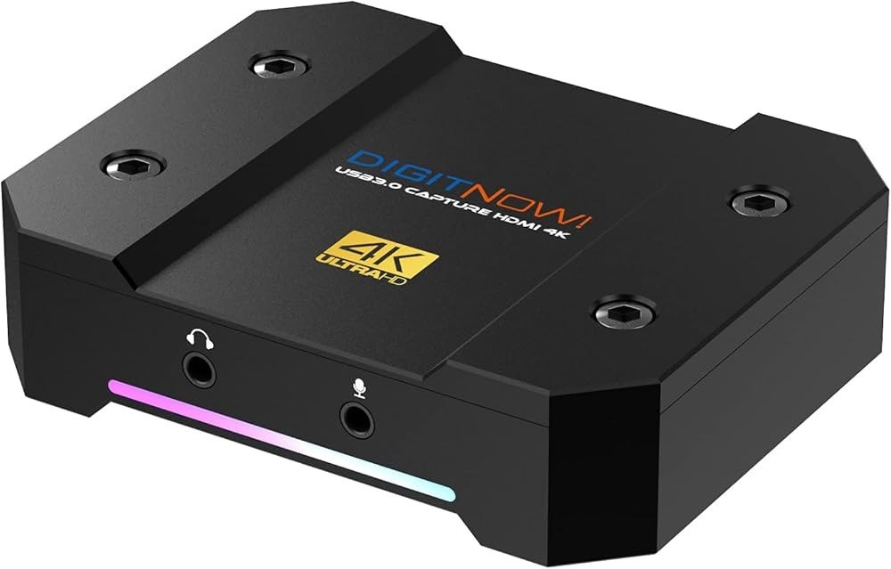 DIGITNOW USB 3.0 Video Capture Card 4K HDR 120FPS HDMI for PS5 Xbox