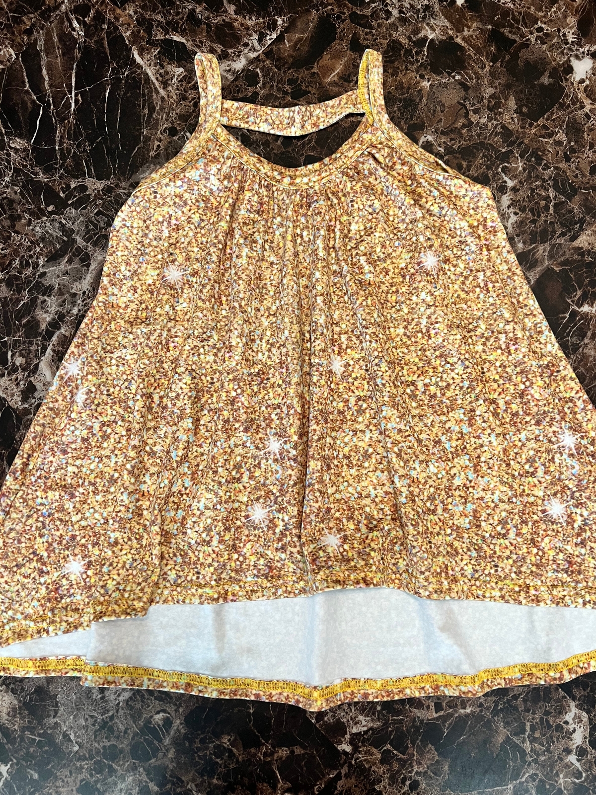 Golden Sparkles Tunic Tank