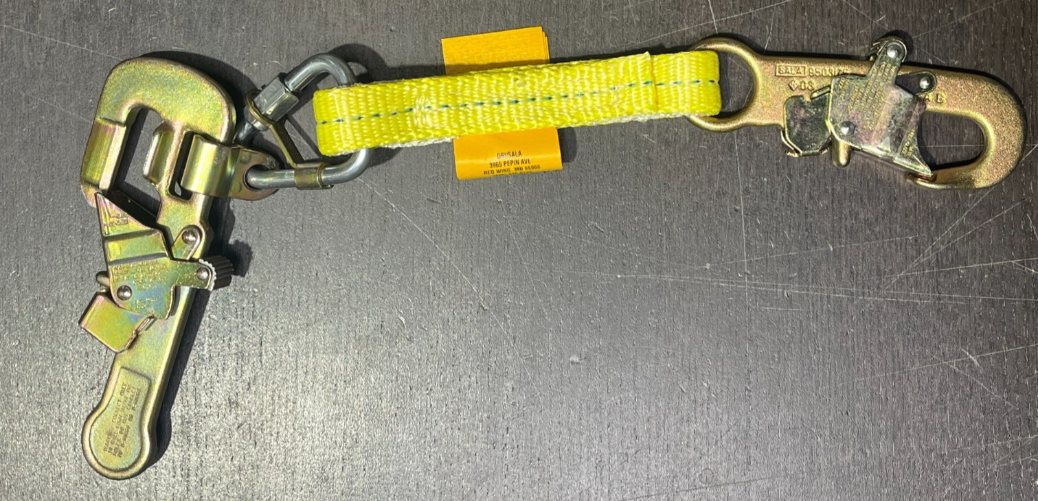 DBI 1201276 1 Foot Web Choker Extension Lanyard Fall Protection