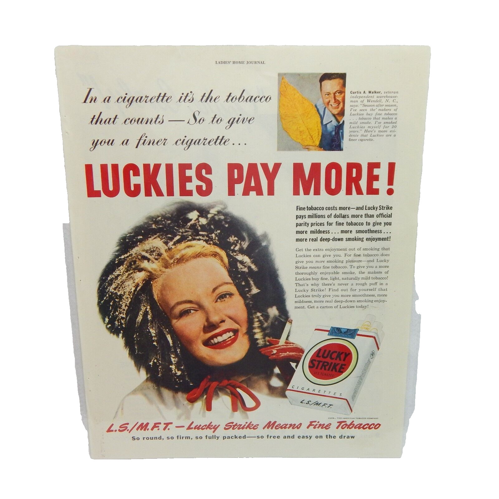 LUCKY STRIKE CIGARETTES THE AMERICAN TOBACCO COMPANY (B)