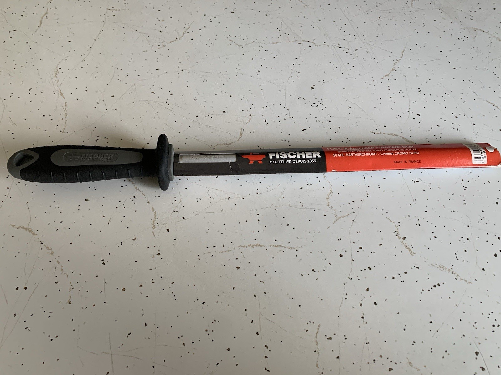 FISCHER N245N ROUND 12 inches Sharpening Steel Made in France since 1859.