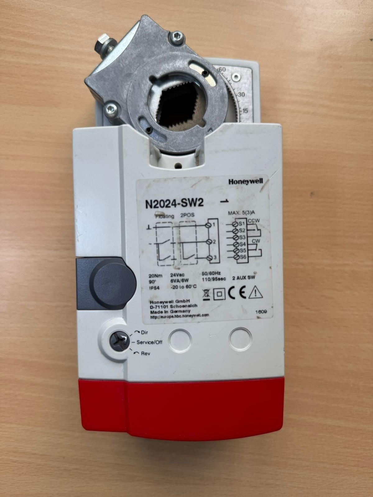 Honewell SmartAct Damper Actuator N2024-SW2