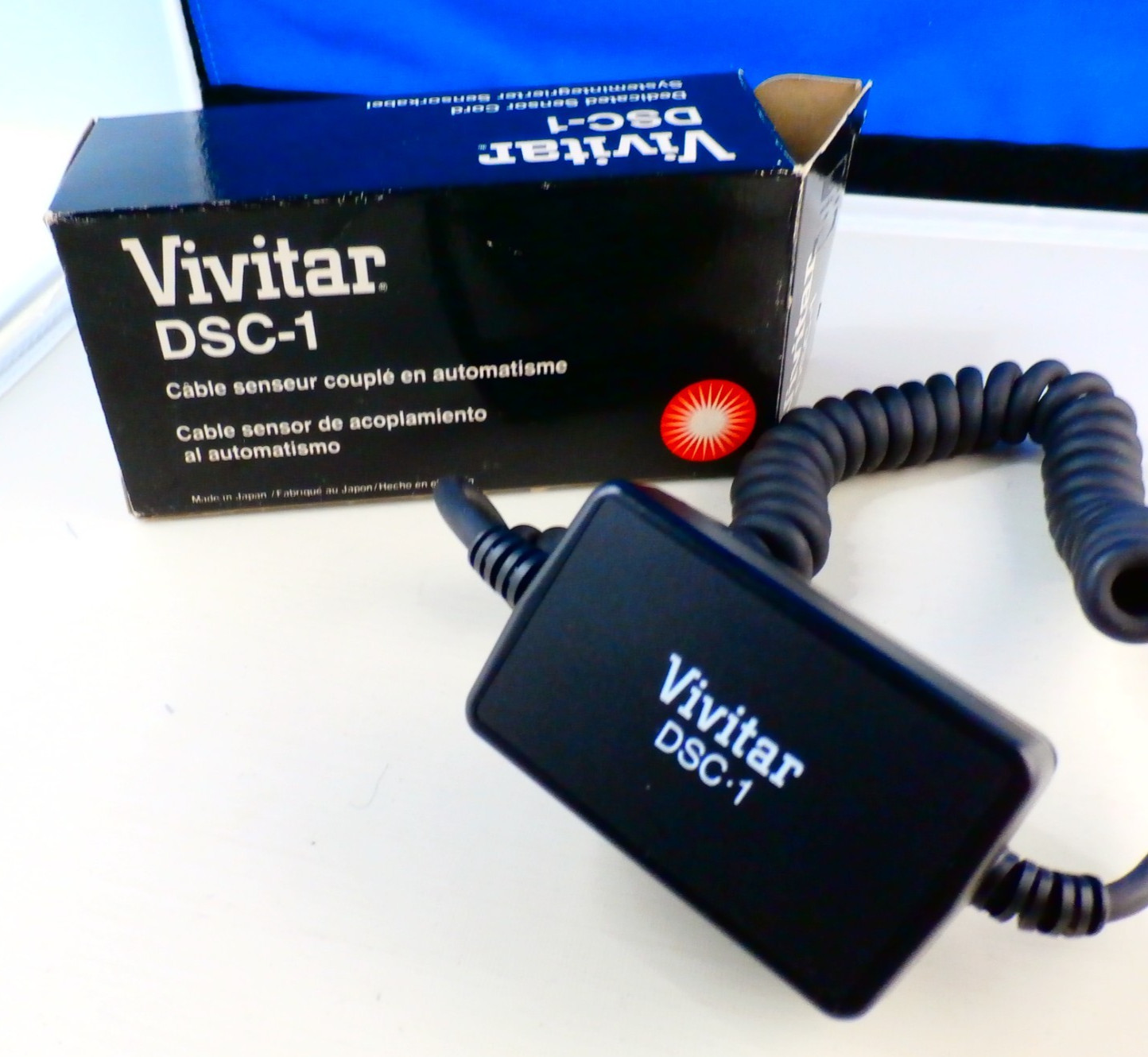 Vivitar DSC-1 Dedicated Sensor Cord Flash Unit Off Camera Connector Extension