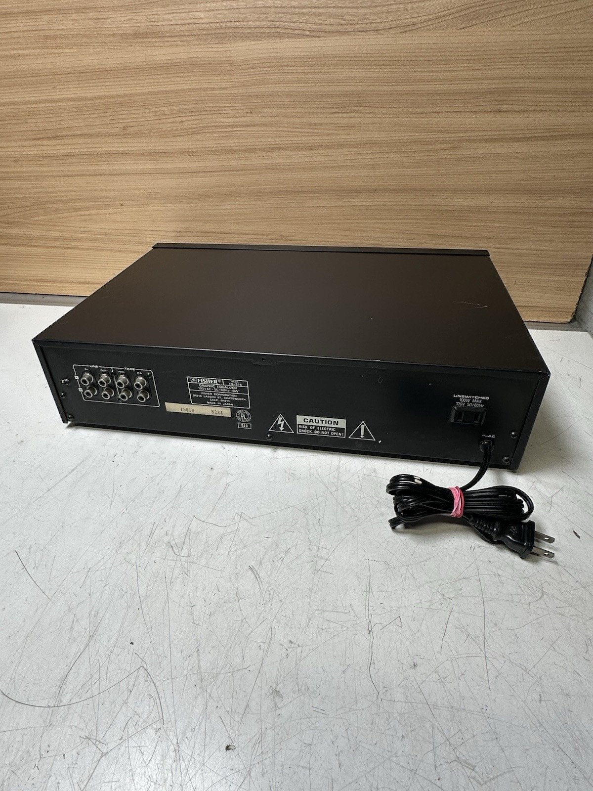 Fisher Studio Standard EQ-275 Graphic Equalizer (please Read)