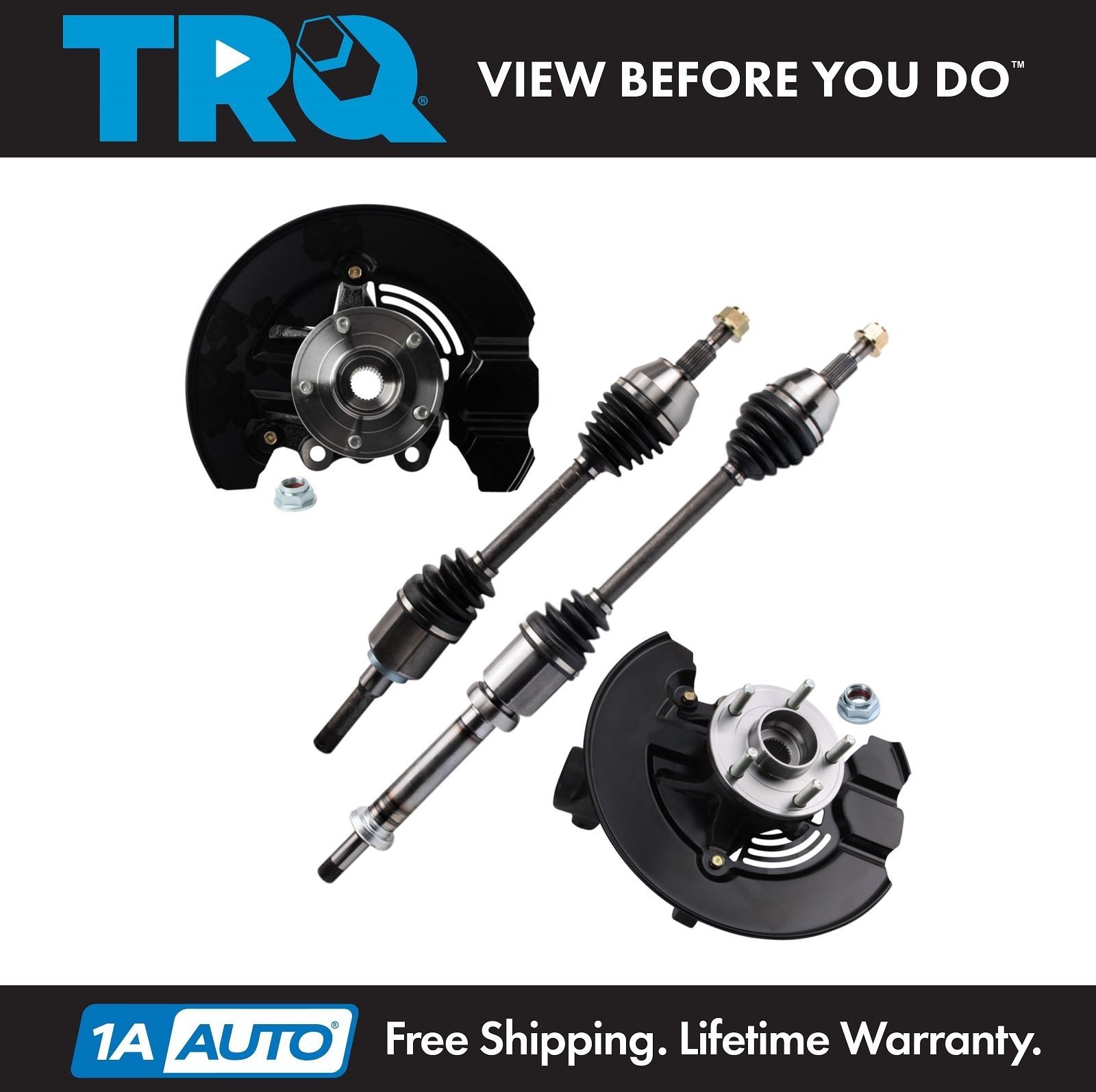 TRQ Drivetrain Kit Front Fits 2014-2016 Ford Transit Connect