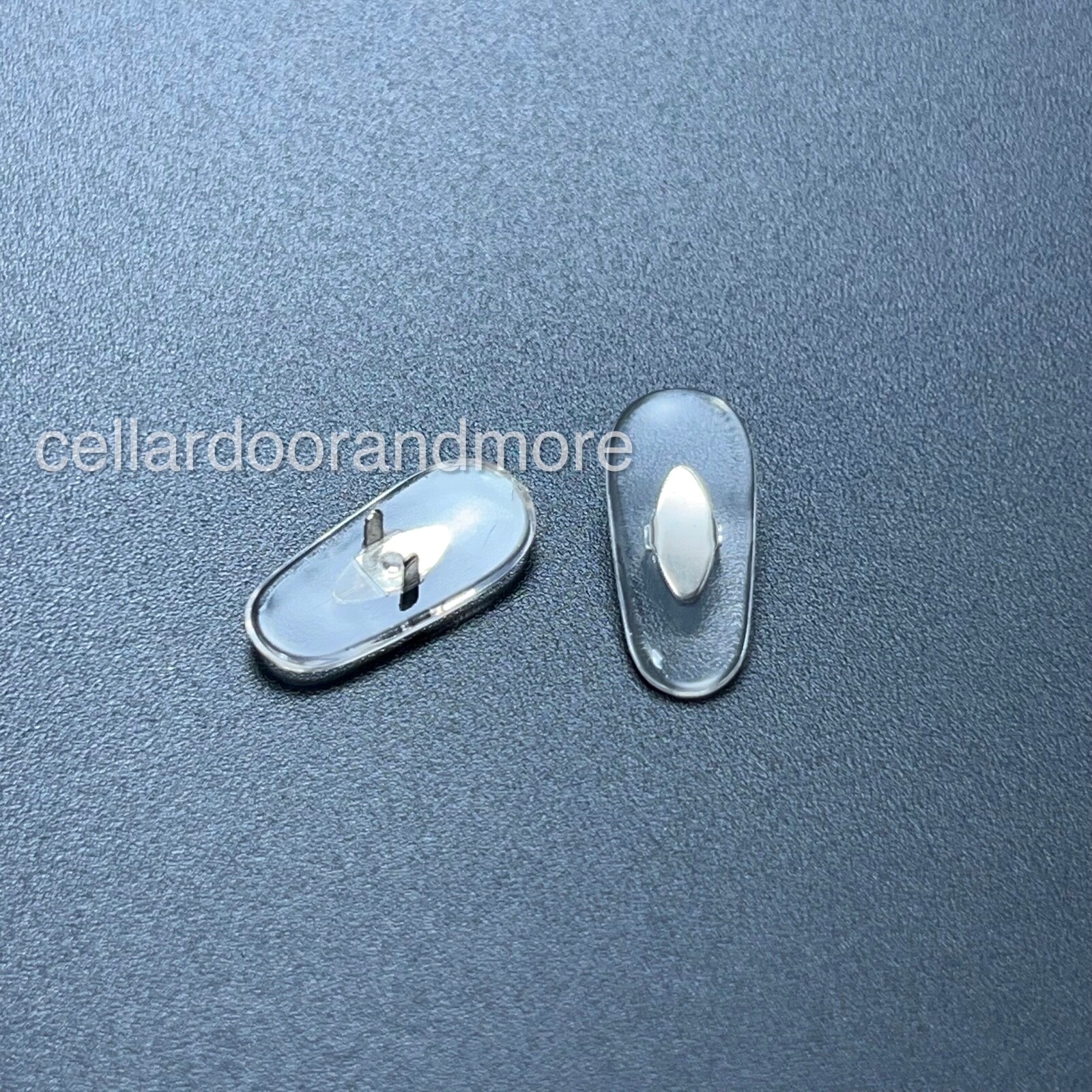 Nose Pads for Garrett Leight Eyeglasses & Sunglasses Silver 15mm Crimp-On GL-22