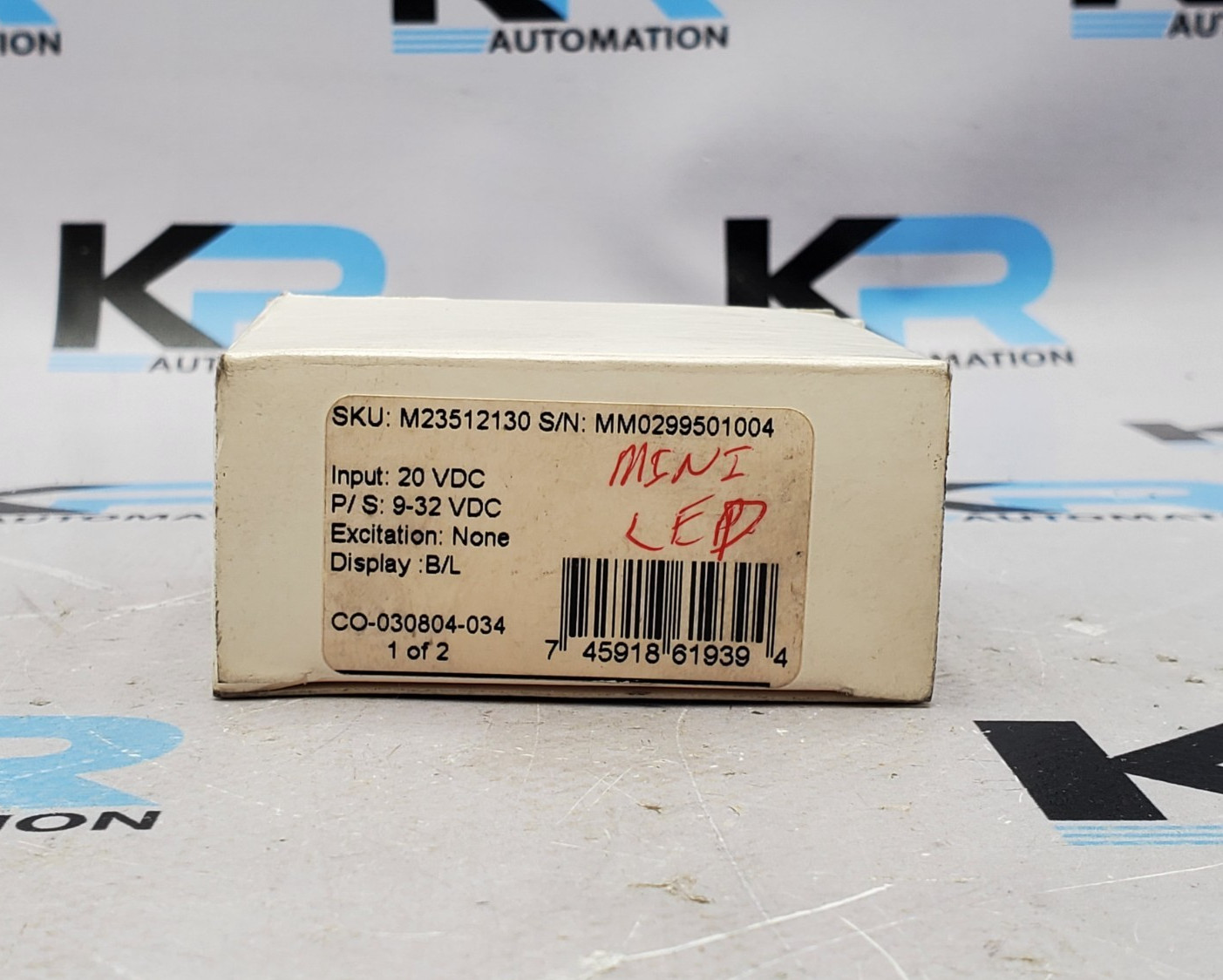 NEW Simpson M23512130 Mini Max M235 Series Digital Panel Meter 20VDC