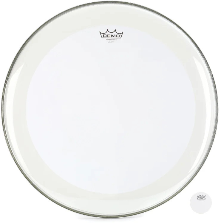 Remo Powerstroke 4 Clear Bass Drumhead with Impact Patch - 22"