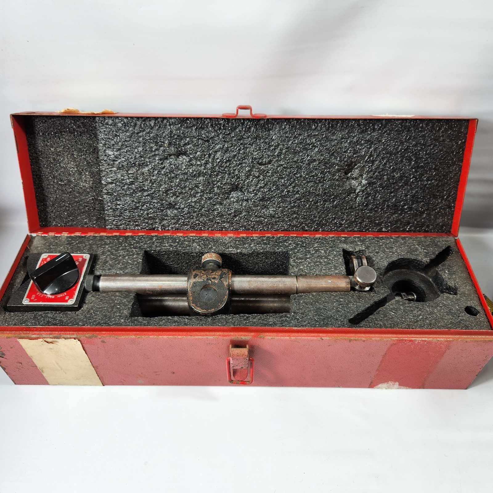 Starrett 659 Heavy-Duty Magnetic Base Assembly Set No Dial Indicator