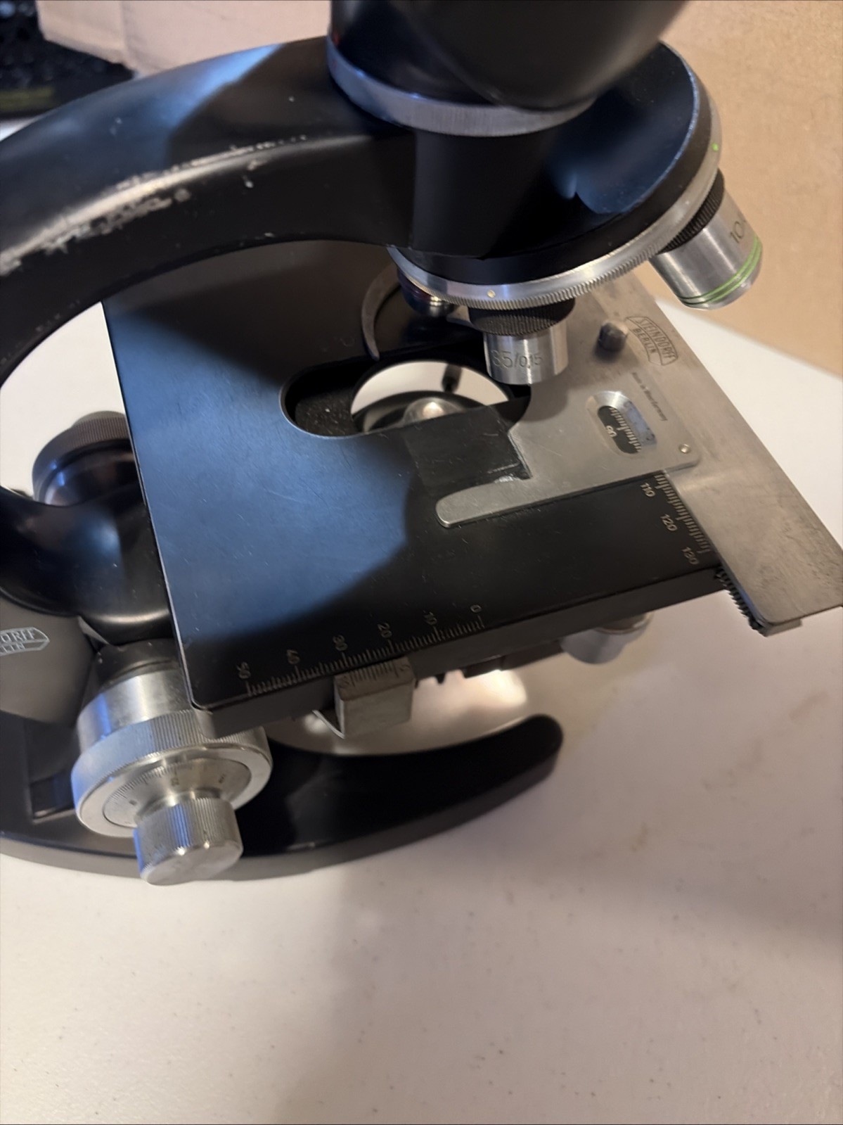Vintage Steindorff Berlin Monocular Microscope Tested