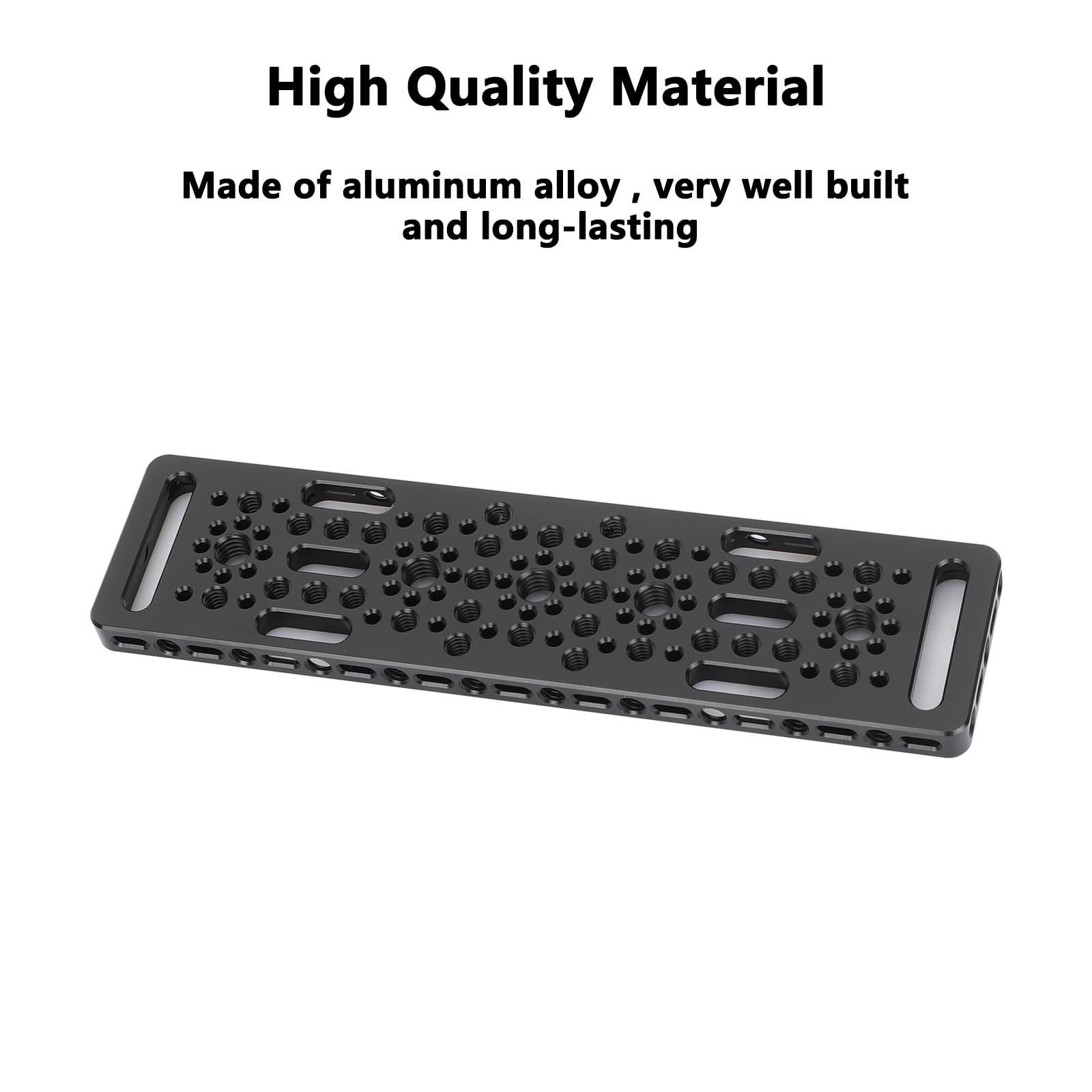 Multi Purpose Mounting Cheese Plate With Anti-Twist Accessory Mounts 3828