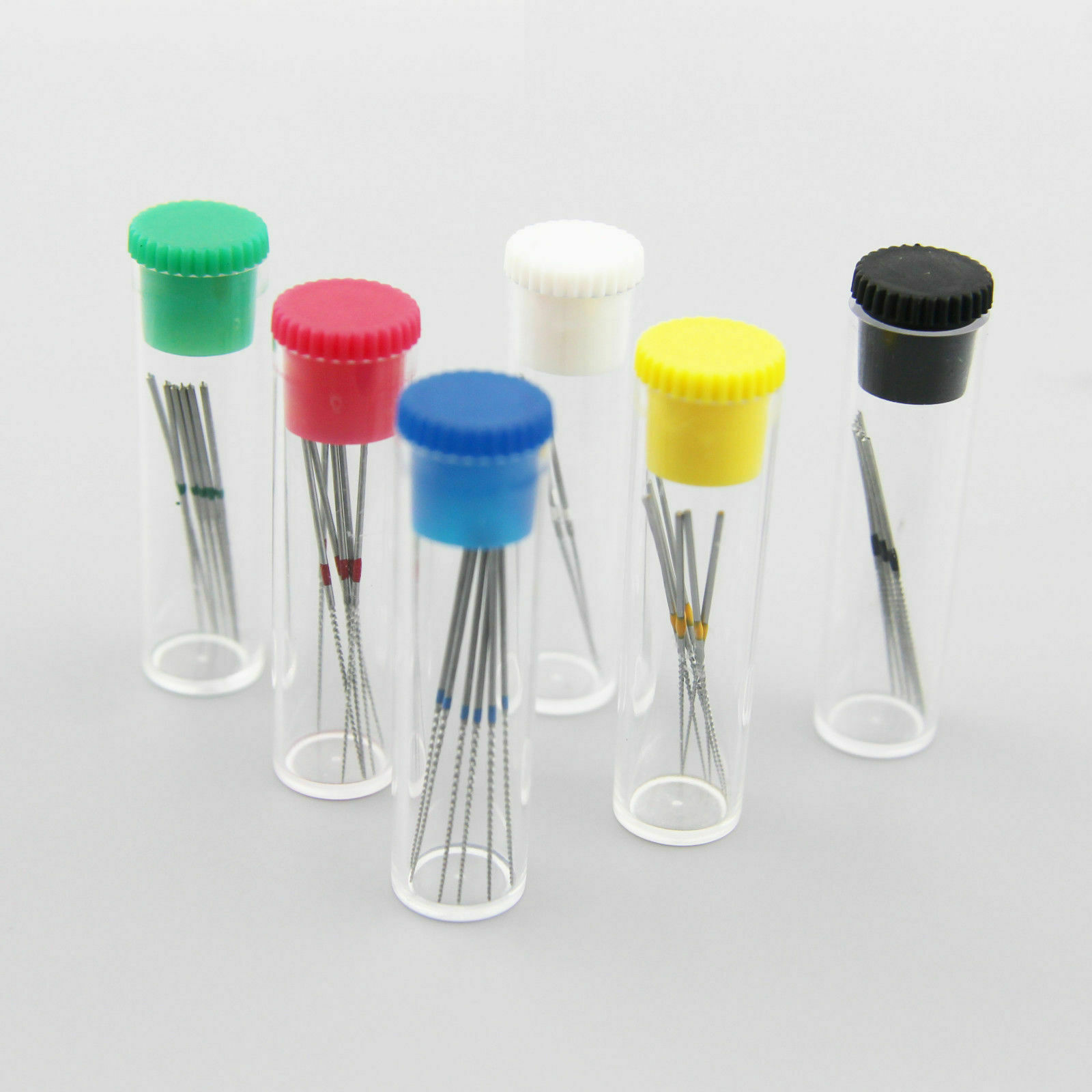 6 Bottles Dental Root Canal Endodontic Niti K File Ultrasonic Scaler Tip #15-#40