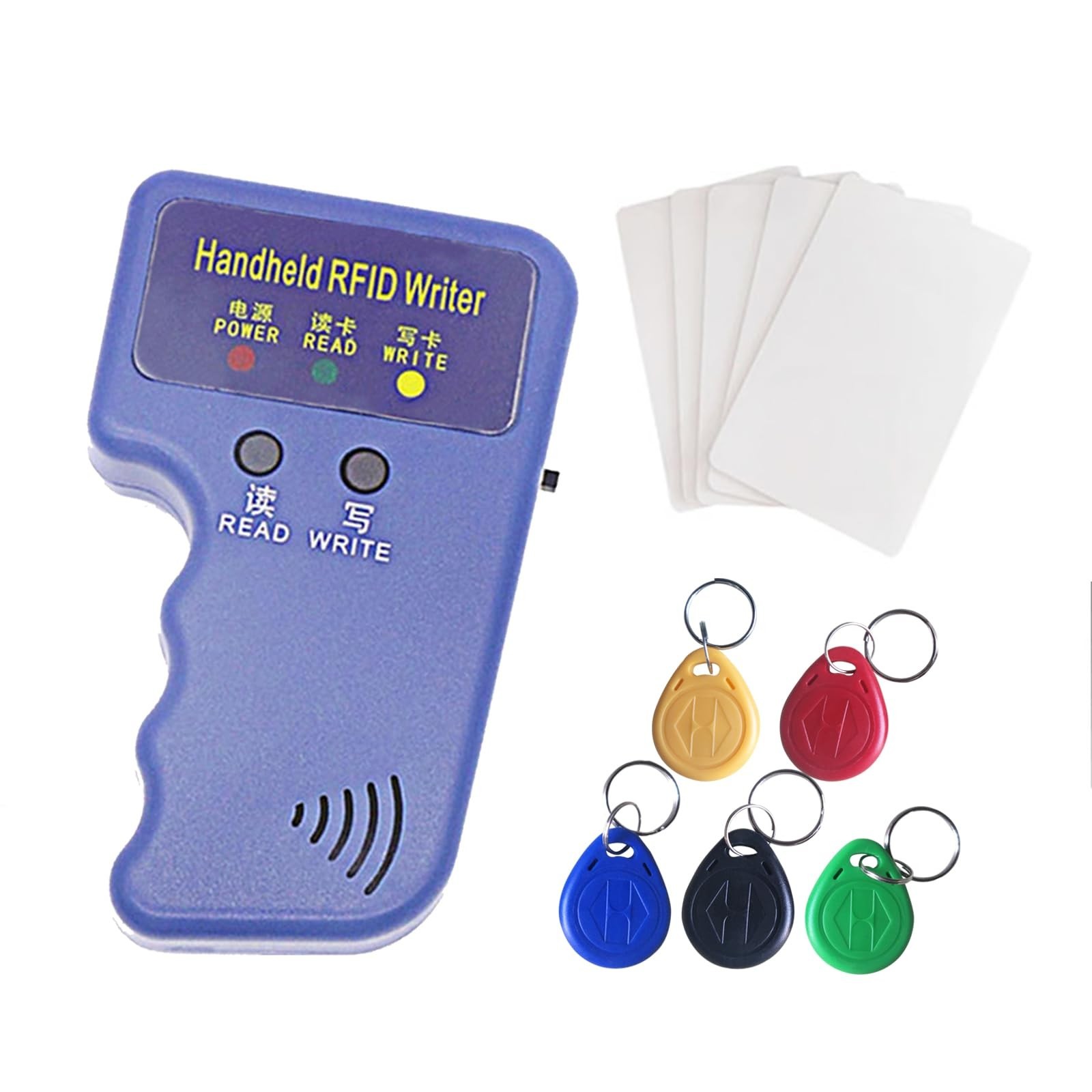 RFID Handheld id Copier RFID Smart id Card Duplicator Used for T5577 id keyfo...