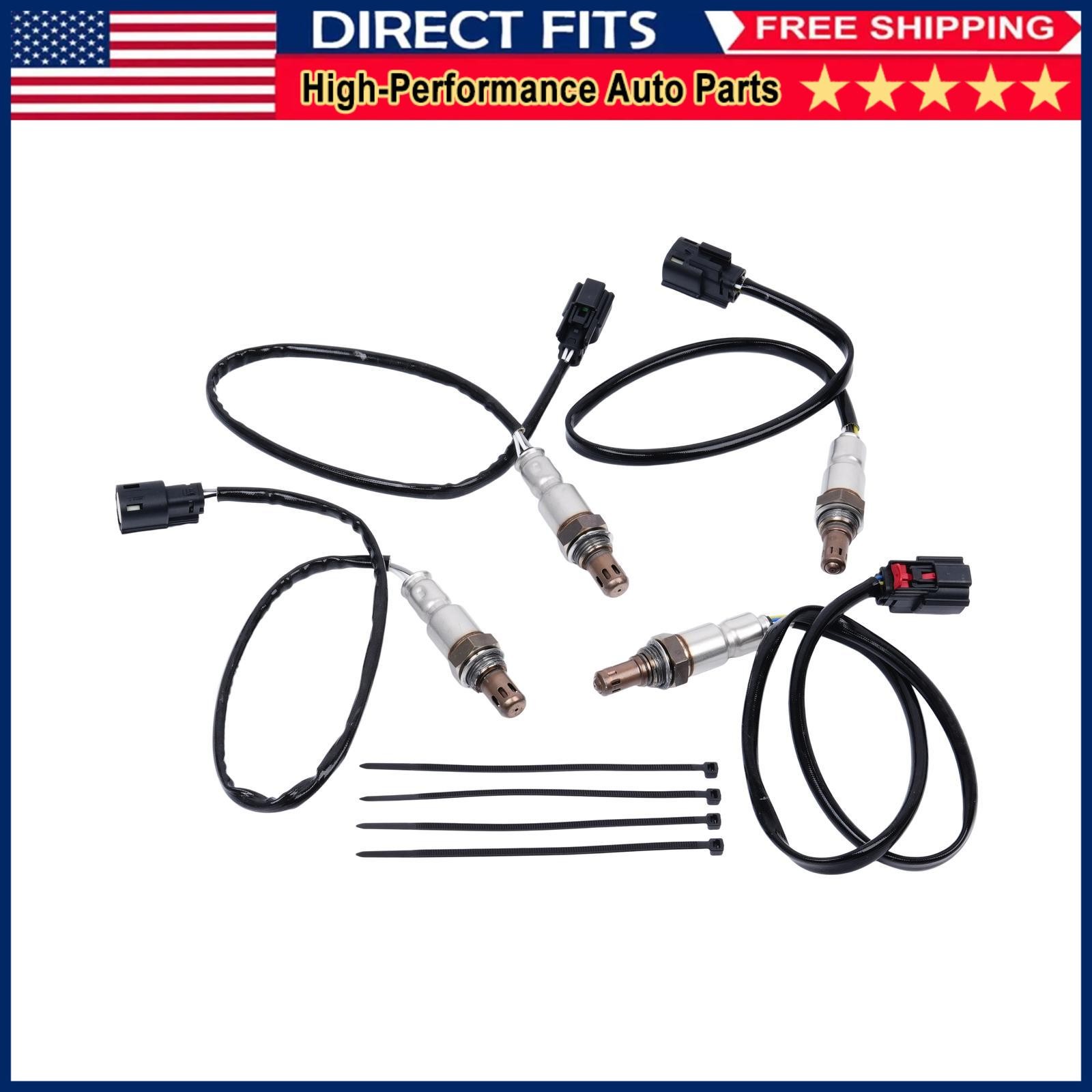 4PCS Oxygen O2 Sensor For 2015-2017 Ford F-150 5.0L V8 Upstream & Downstream