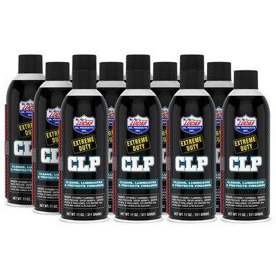 Lucas Oil 10916, Extreme Duty CLP Gun Cleaner 11 oz Aerosol Set of 12