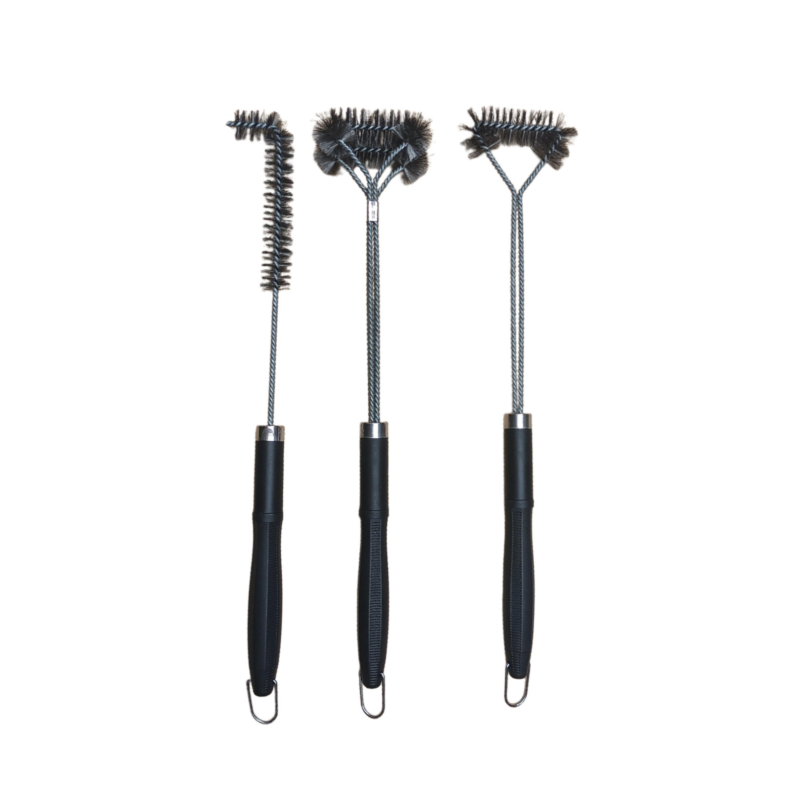 SUNRISE Fryer Brush with Plastic Handle (Stainless Steel)