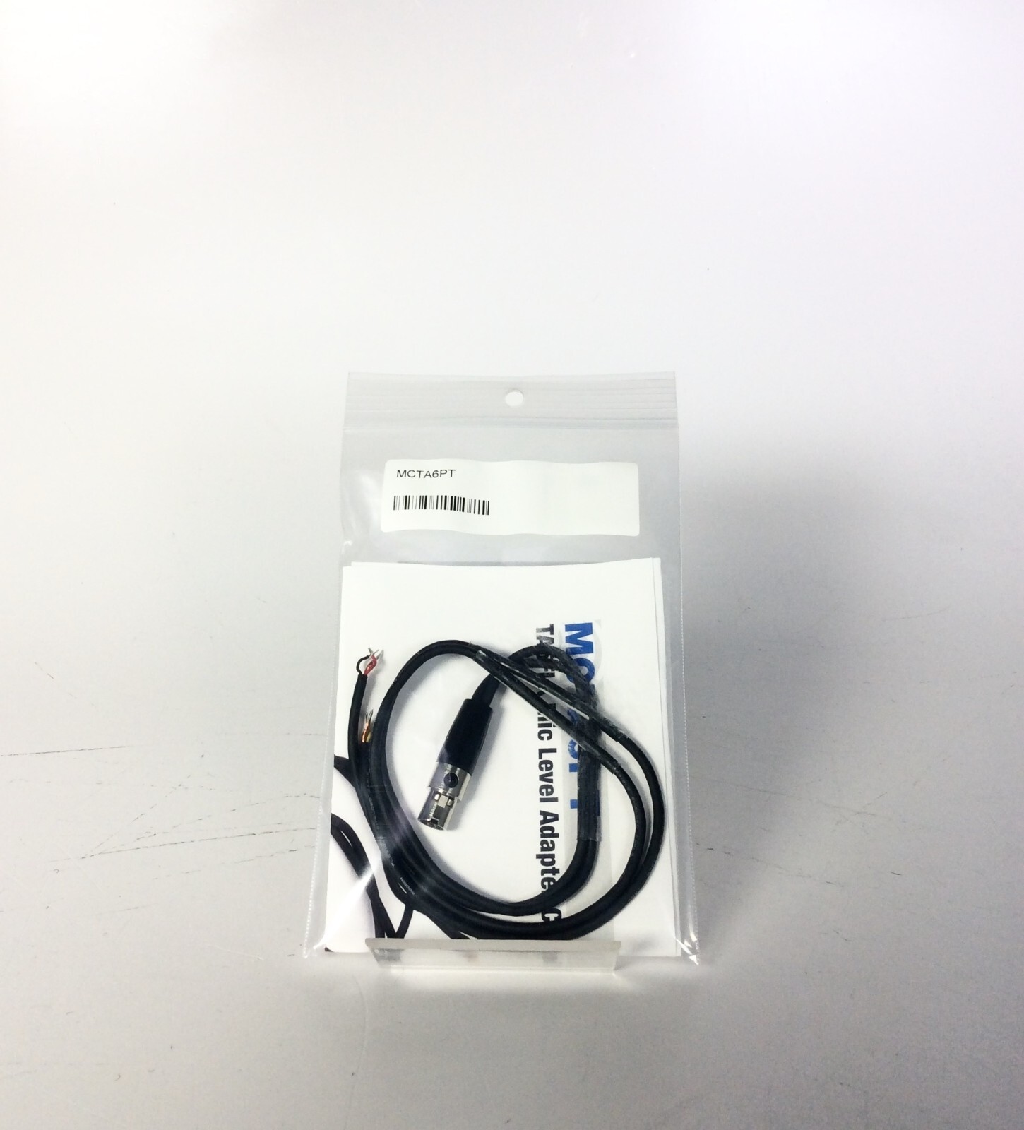 LECTROSONICS MCTA6PT Adapter 2 Mic or Line Level Analog Signal Pigtail to TA6F