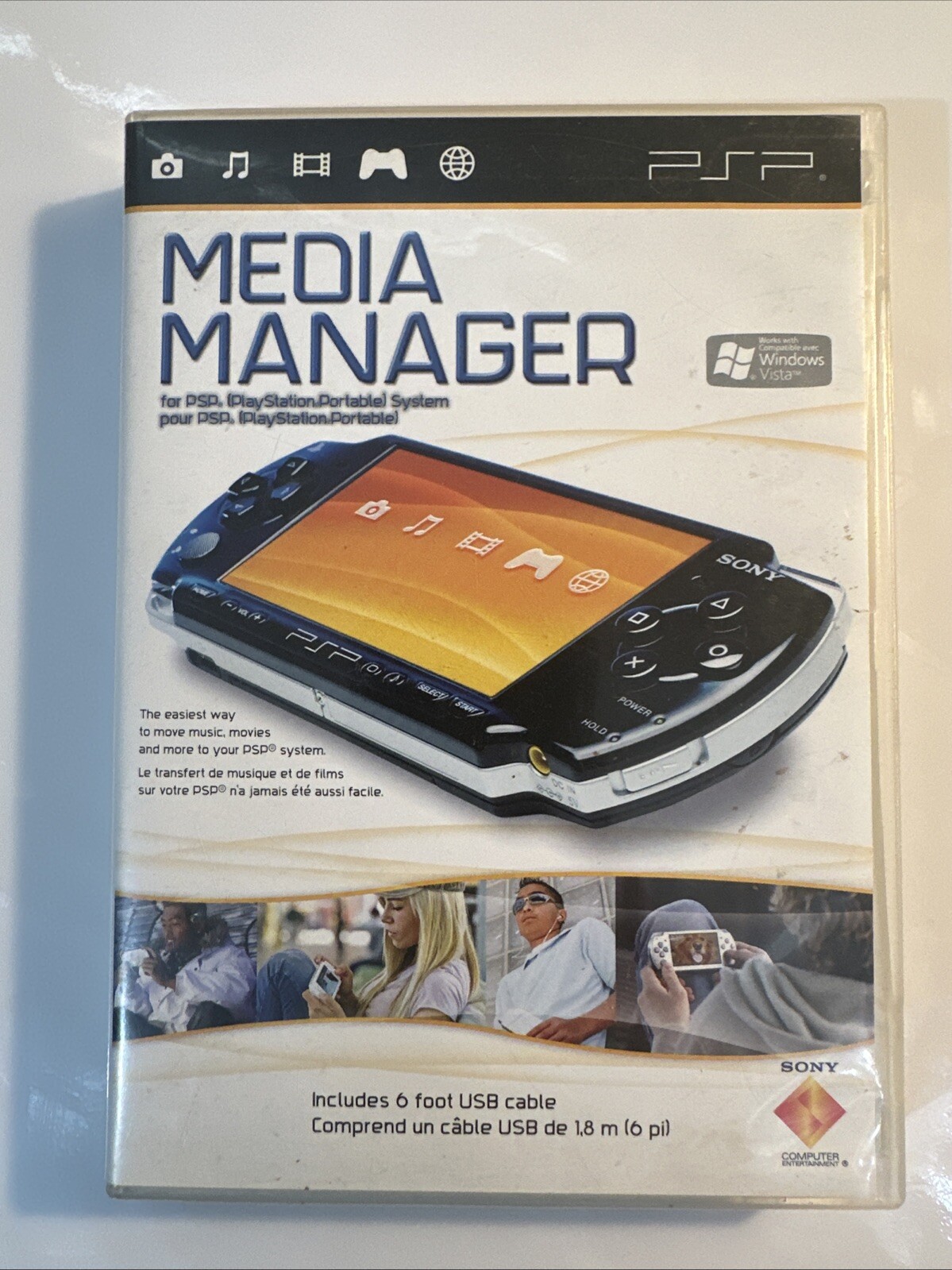 Media Manager For PSP UMD PlayStation Portable System