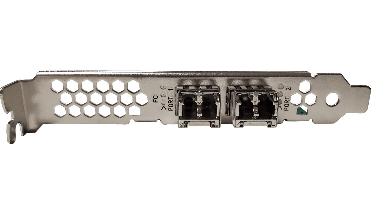 Cisco QLE2692-CSC Dual Port 16Gb HBA UCSC-PCIE-QD16GF FH Bracket w/ SFPs