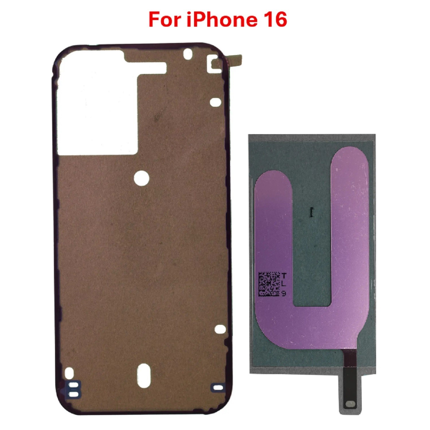 iPhone 16 Back Glass Waterproof Frame Bezel Seal Battery Adhesive Tape Set