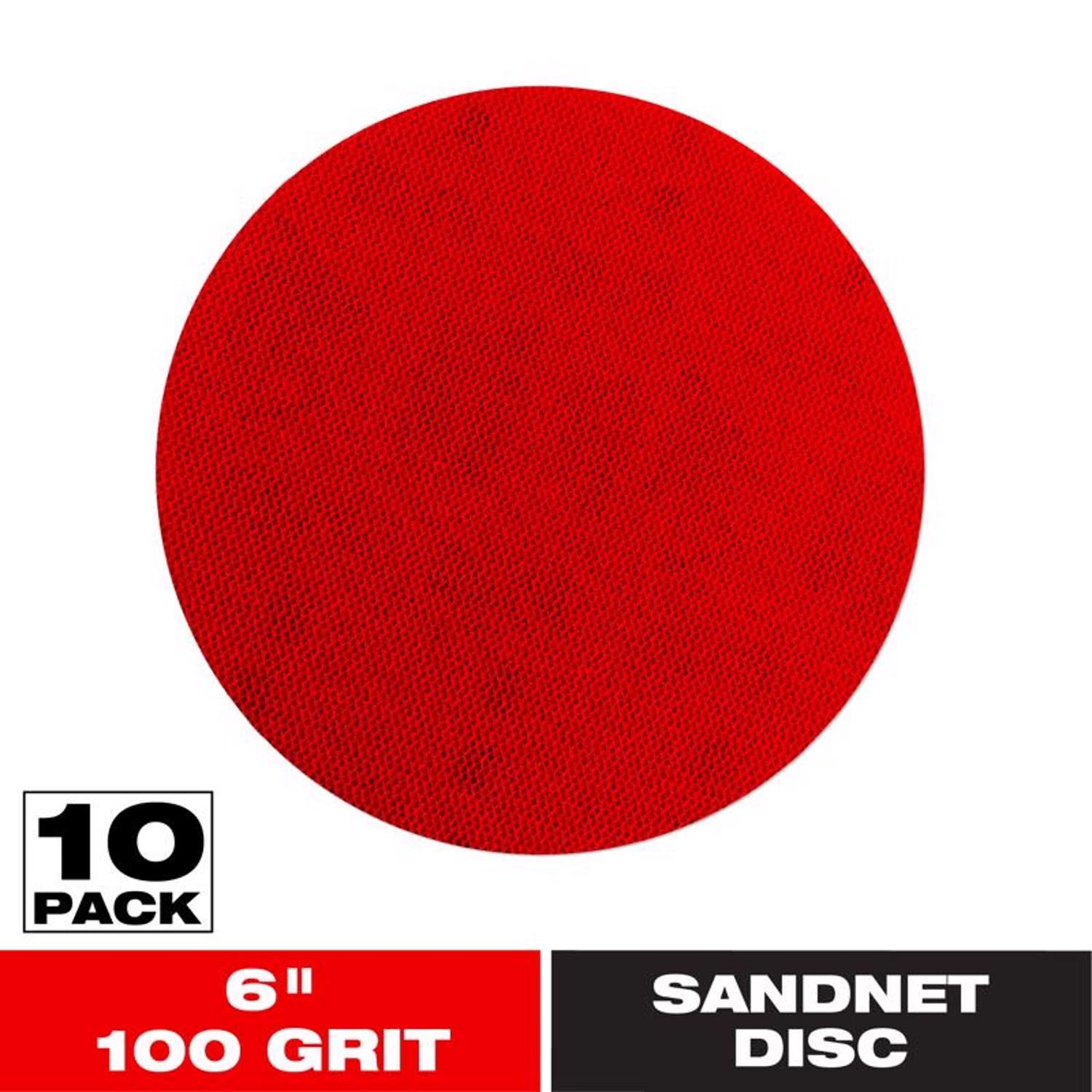 Diablo SandNet 6 in. Ceramic Blend Hook and Lock Sanding Disc 100 Grit Medium 10