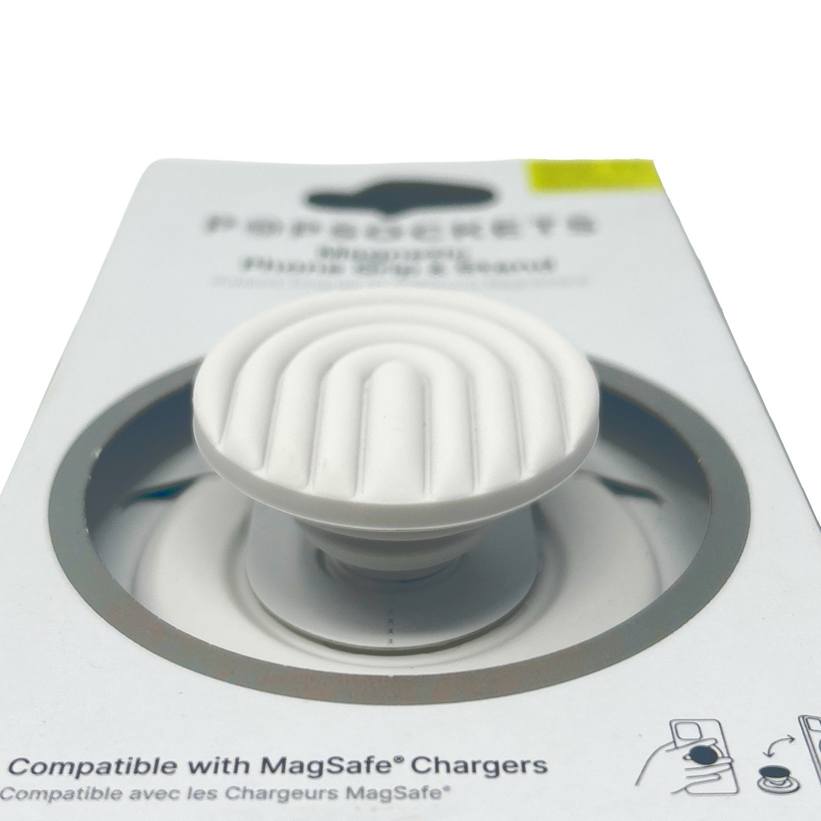 PopSockets Magnetic Phone Grip with MagSafe - Curves Coconut Creme READ DESC