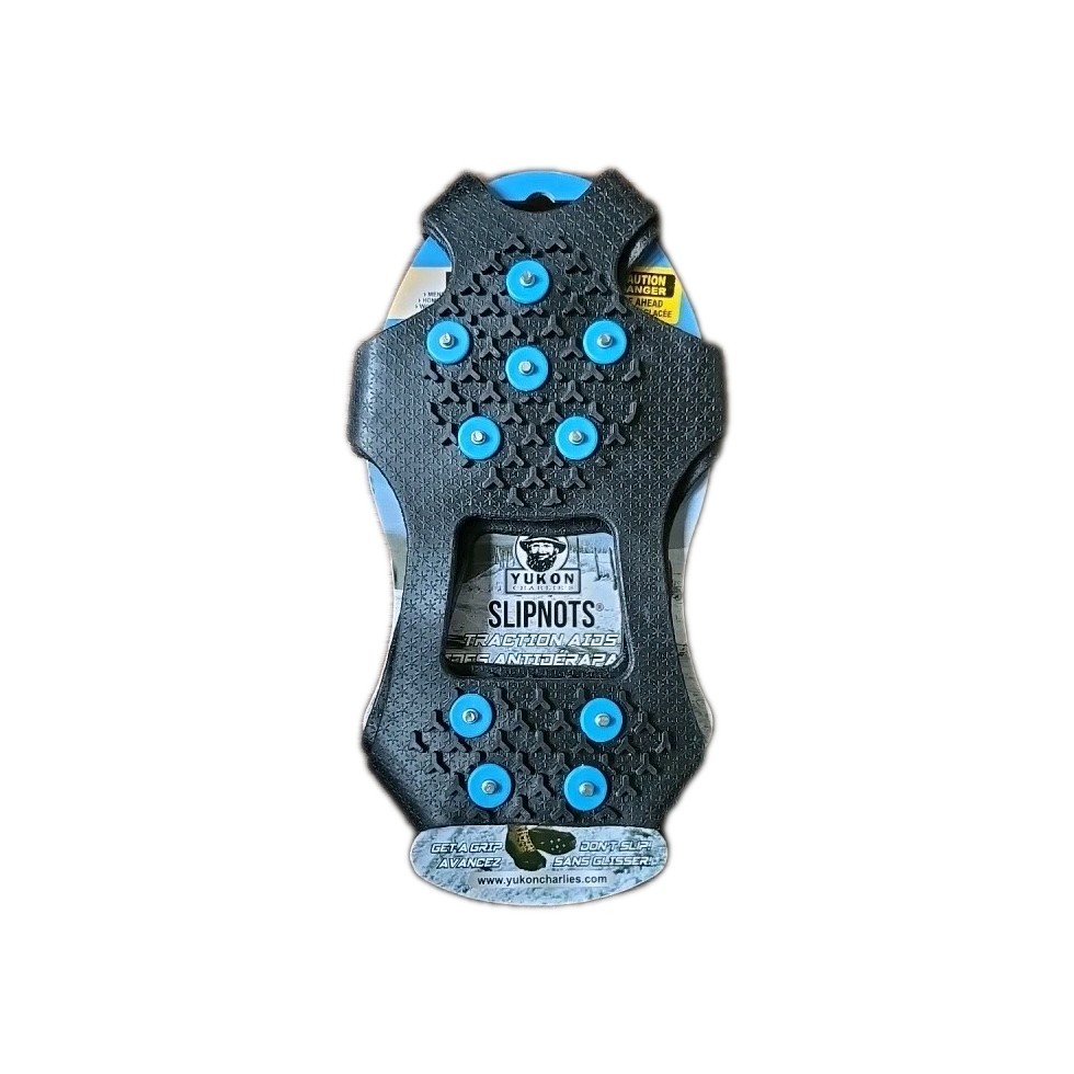 YUKON CHARLIE'S Ice Traction Cleats ~ M, Men's 5.5-7 Women’s 6-10 Black, NEW