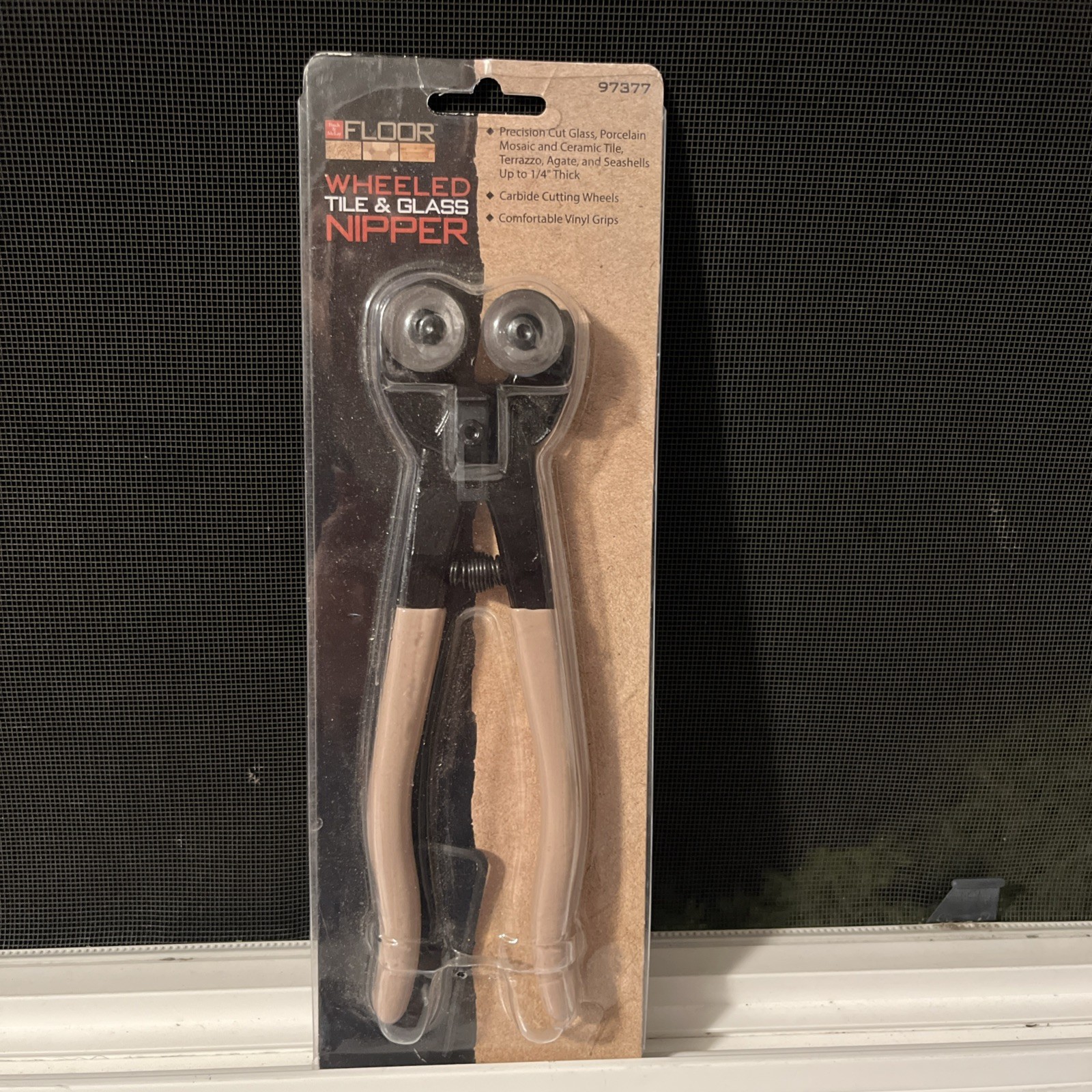 Harbor Freight 8” Wheeled Tile and Glass Nipper 97377 1/4” Jaw