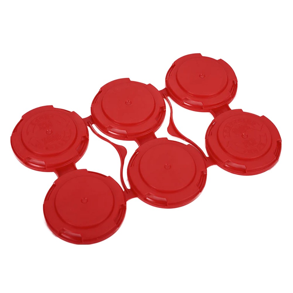 Home Brew Ohio 6 Pack Beer CAN Holder Red Standard Six-Pak Can Carrier (10