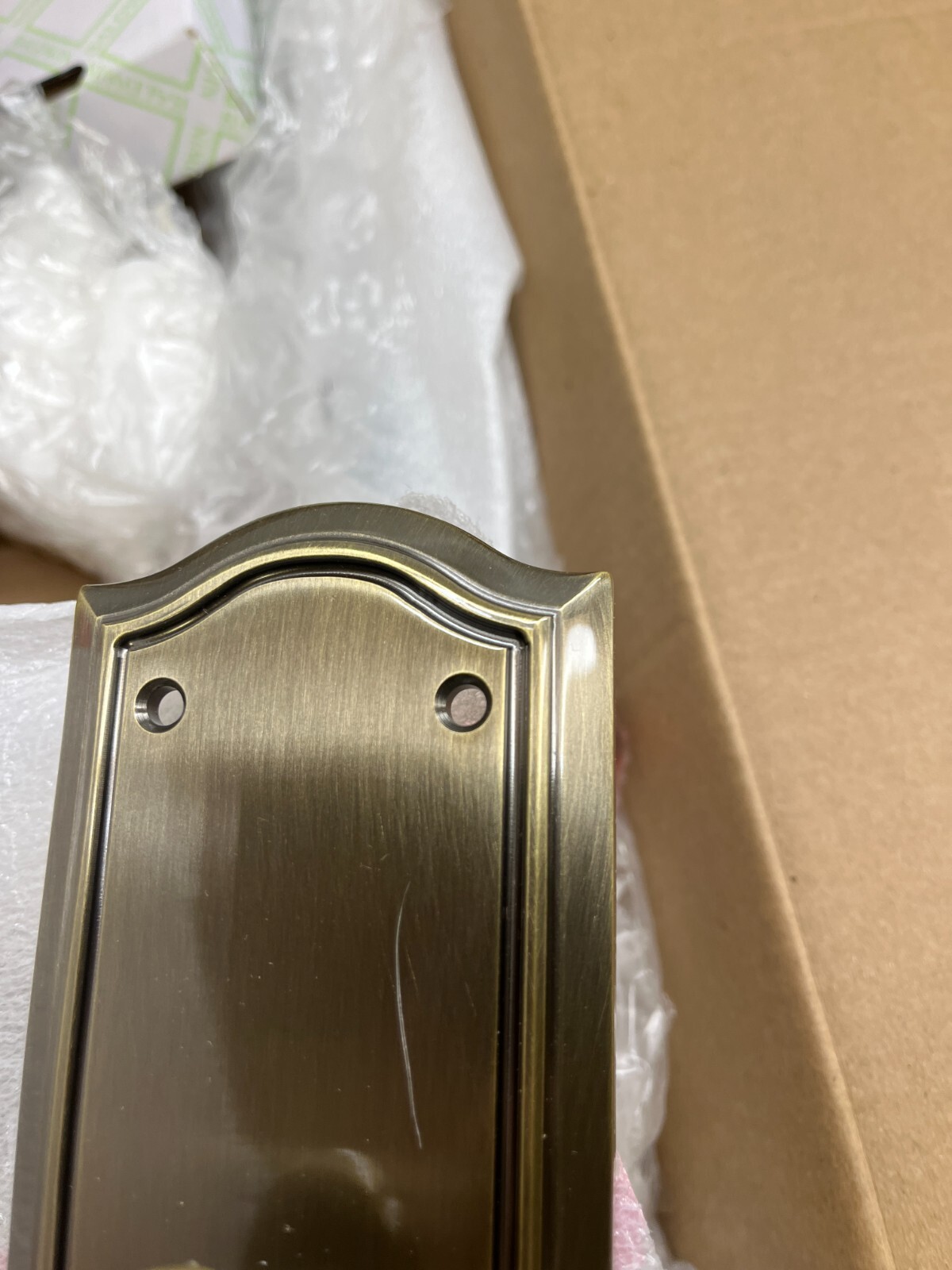 Baldwin M522050ENTR Bethpage Single Cylinder Handleset Trim Set READ*