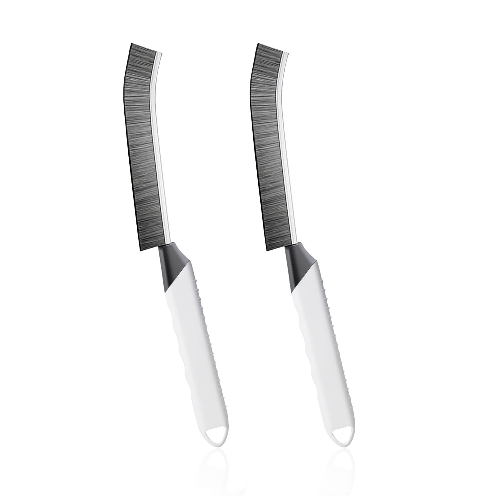 SUOXU Household Thin Cleaning Brushes 2pcs Hard Bristle Grout Scrub Brush Tool