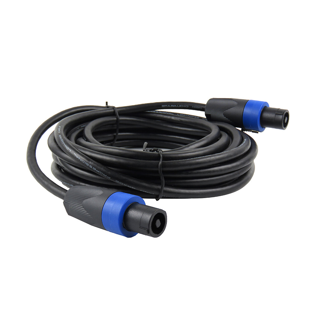 25ft Studio Speakon Male Cable to Speaker Speakon Male Speakon Cable for Audio