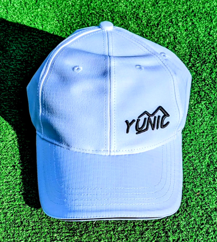 Yunic Funny/Humor Brim White Golf Sports Adjustable One-Size Hat/Cap New