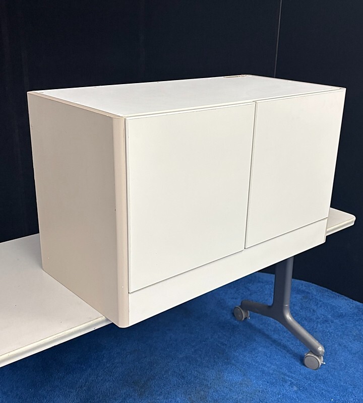 ADEC 5731 Upper Wall Storage Cabinet (White-Tan) - 34" W