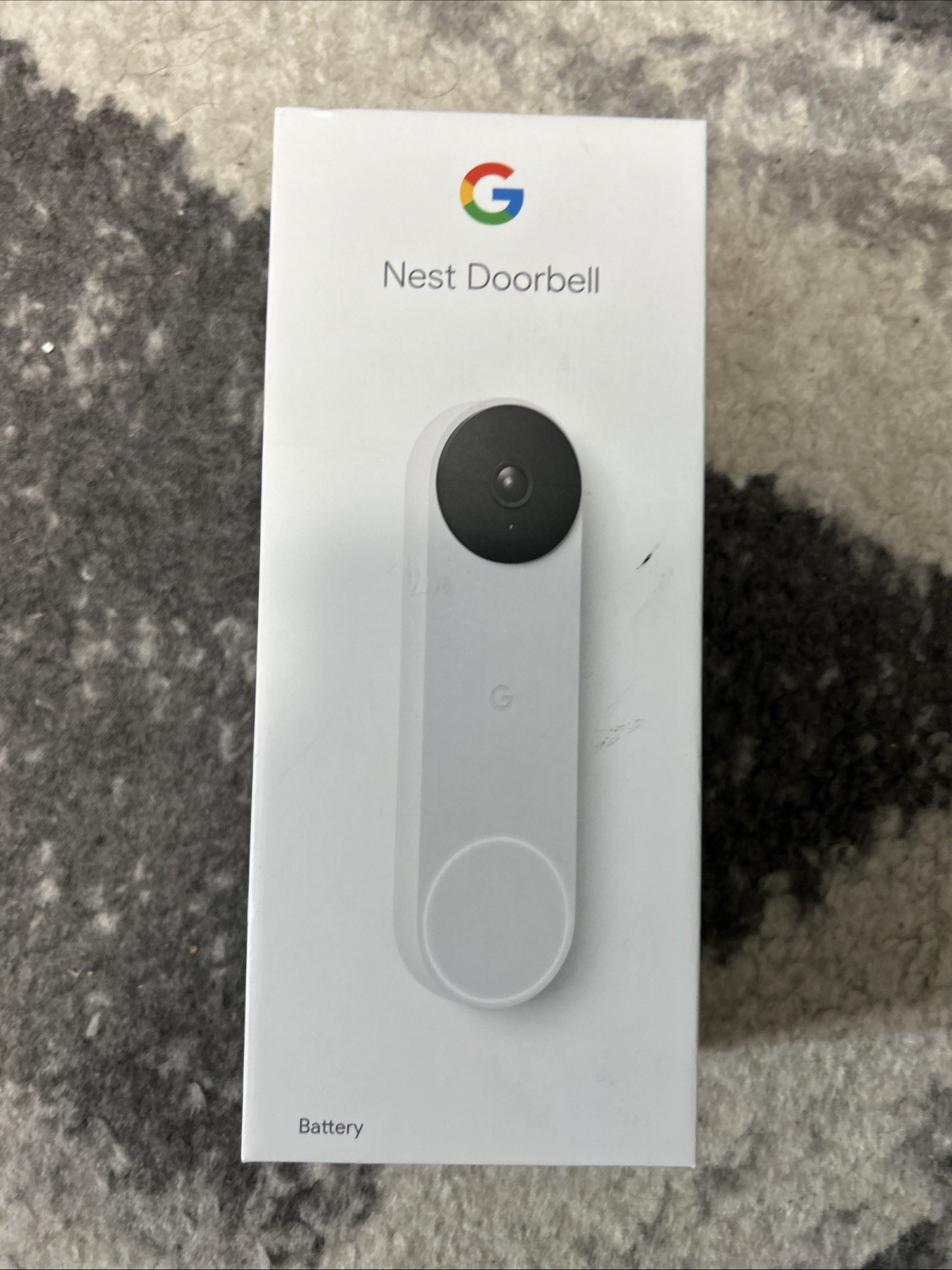 Google Nest Doorbell Battery - Snow New Opened Box