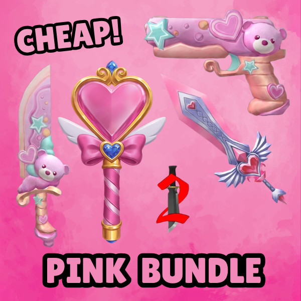 💕 MM2 PINK BUNDLE | ALL NORMAL VALENTINE ITEMS | CHEAP | MM2 GODLIES 💕